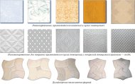Разнообразие материалов предназначенных для поверхности